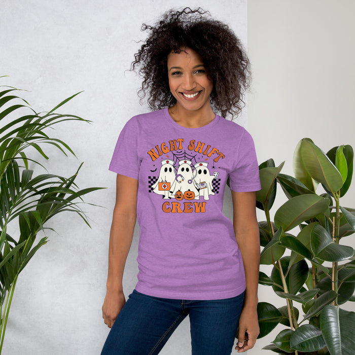 LPN nurse Halloween shirt with funny Night Shift Crew design