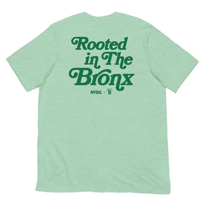 NYBG X Bronx Native Rooted In The Bronx Train T-shirt by Bronx Native, Rooted in The Bronx t-shirts streetwear