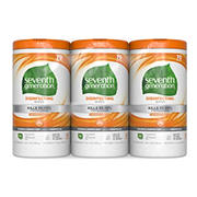 Seventh Generation Lemongrass Citrus Disinfecting Wipes, 3 pk