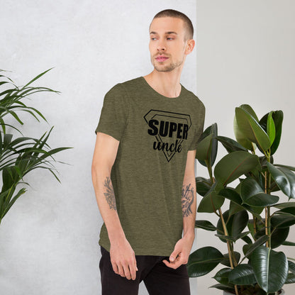 Best uncle ever funny Super Uncle tee for family gatherings