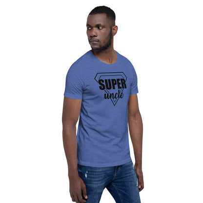 Fun uncle present idea shirt with superhero-inspired design