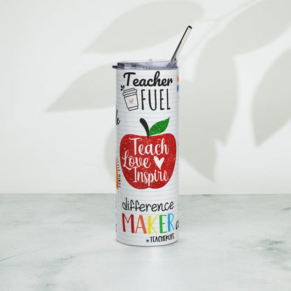 Teacher Life Stainless steel tumbler