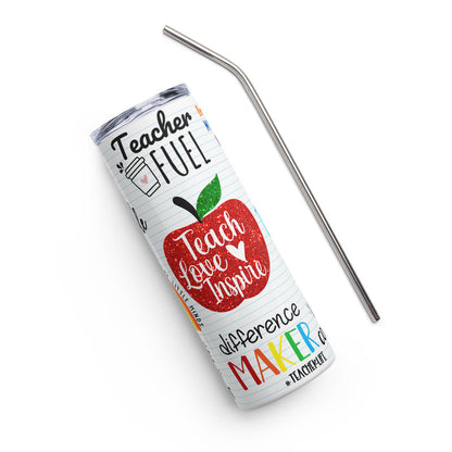 Teacher Life Stainless steel tumbler