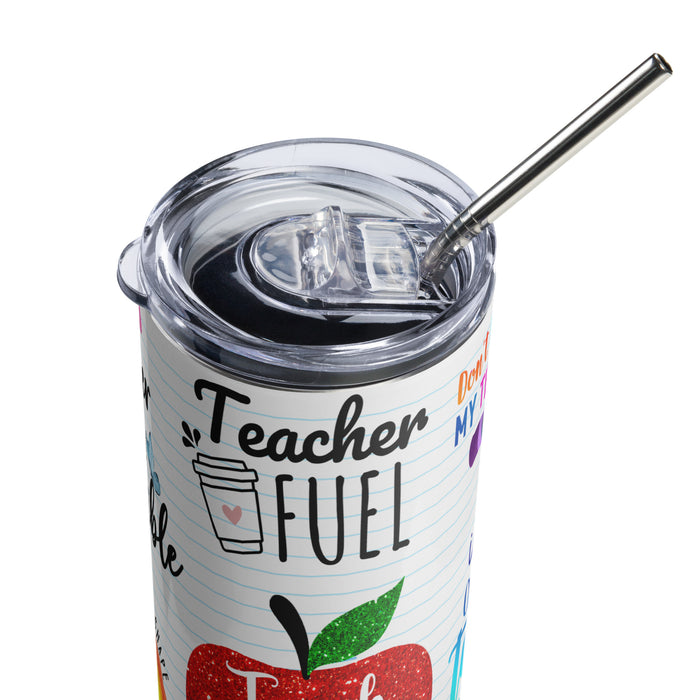 Teacher Life Stainless steel tumbler
