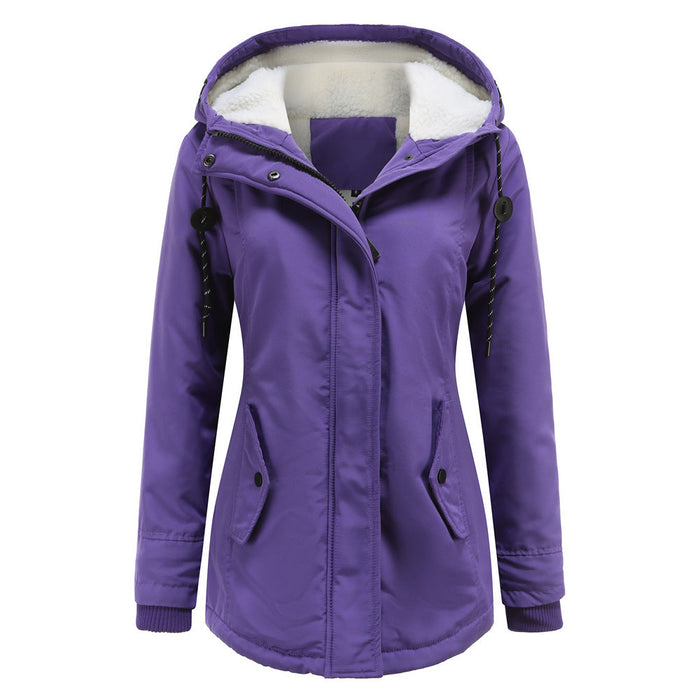 Teresa | Women's Hooded Fleece Lined Winter Jacket