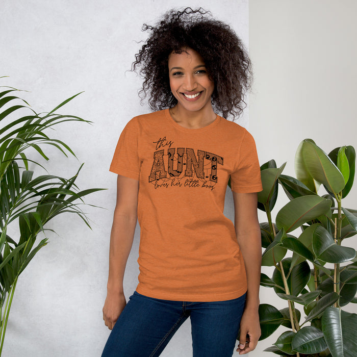Fall family photo outfit Aunt Boos tee for matching Halloween looks