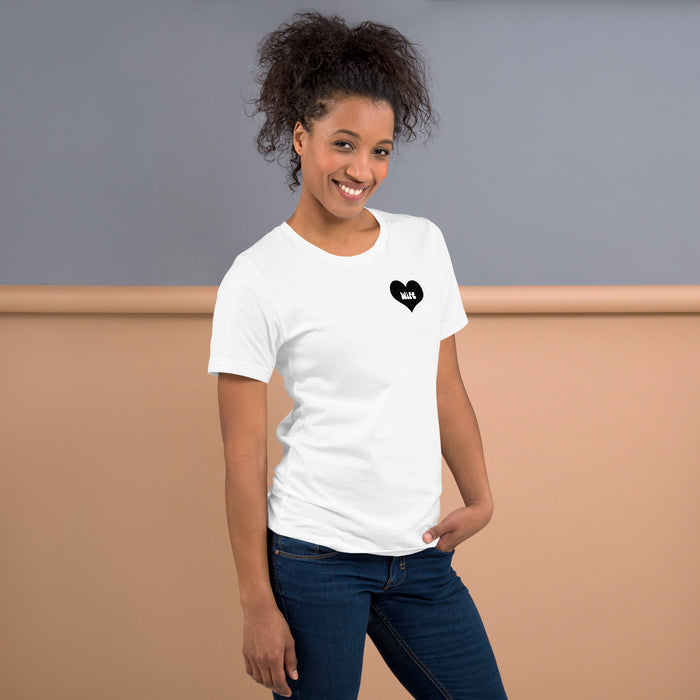 Minimalist wedding shirt set for couples celebrating their marriage