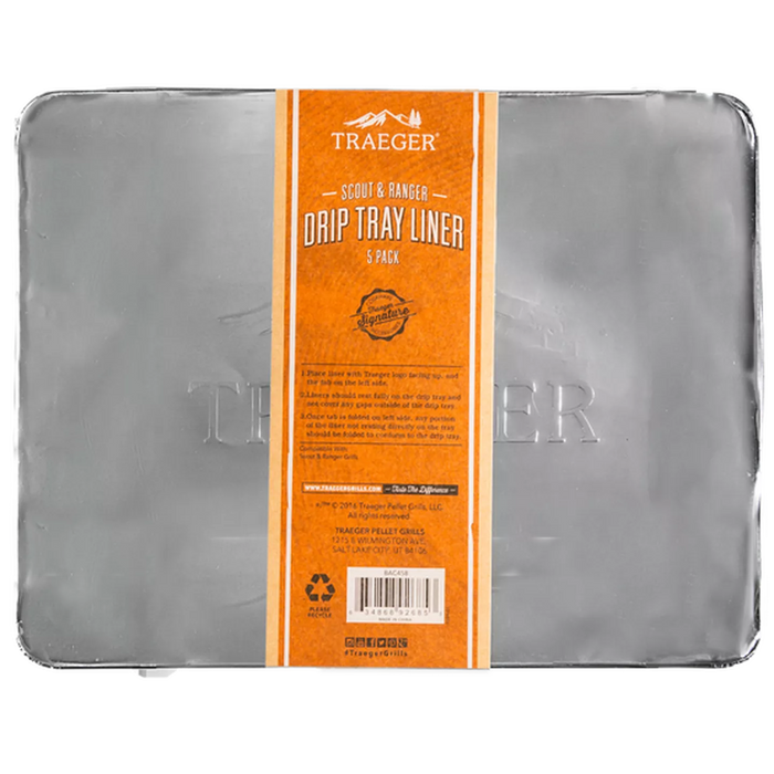 Traeger - Drip Tray Liners - 5 Pack - Ranger