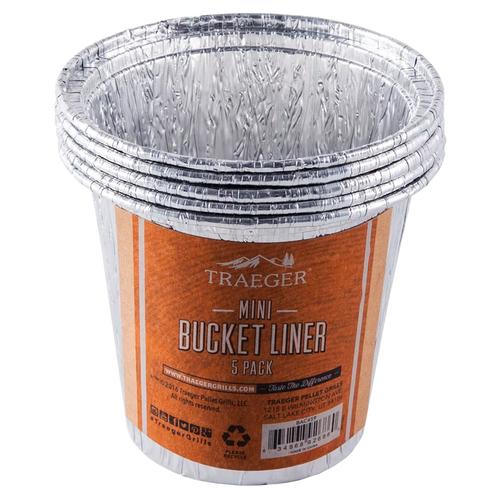 Traeger - Mini Grease Bucket Liners - 5 Pack - Ranger