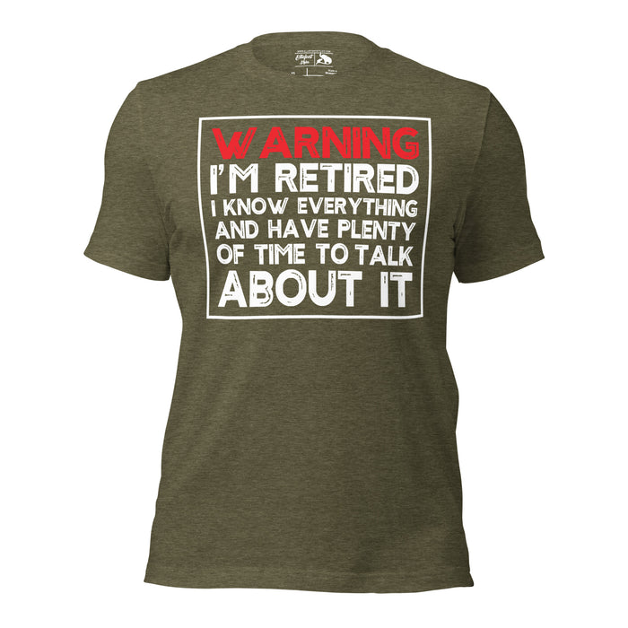 Grandpa retirement shirt funny warning design