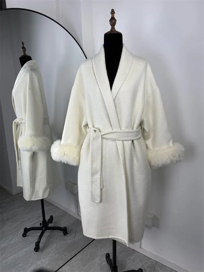 White Long Overcoat / S(AU 8)